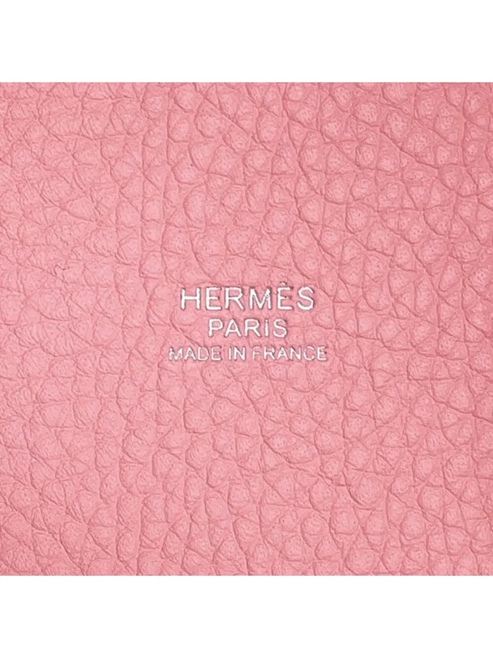 Hermes Handbag Picotin Lock PM Rose Sakura Silver Taurillon Clemence Tote